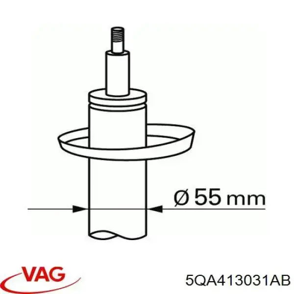 Comprar 5QA413031AB VAG Amortiguador