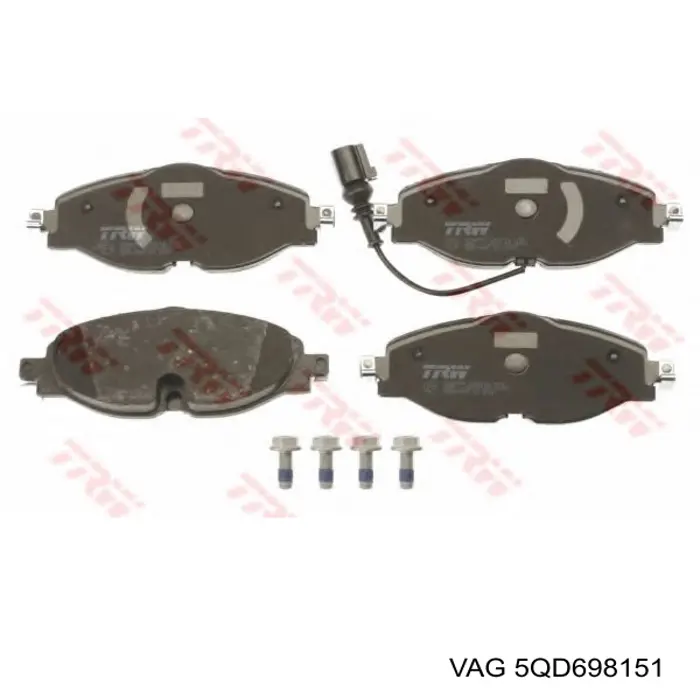 Pastillas freno delanteras VAG 5QD698151 precio, desde 29,51 EUR