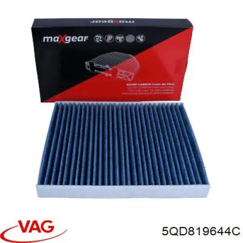 Filtro de habitáculo 5QD819644C VAG