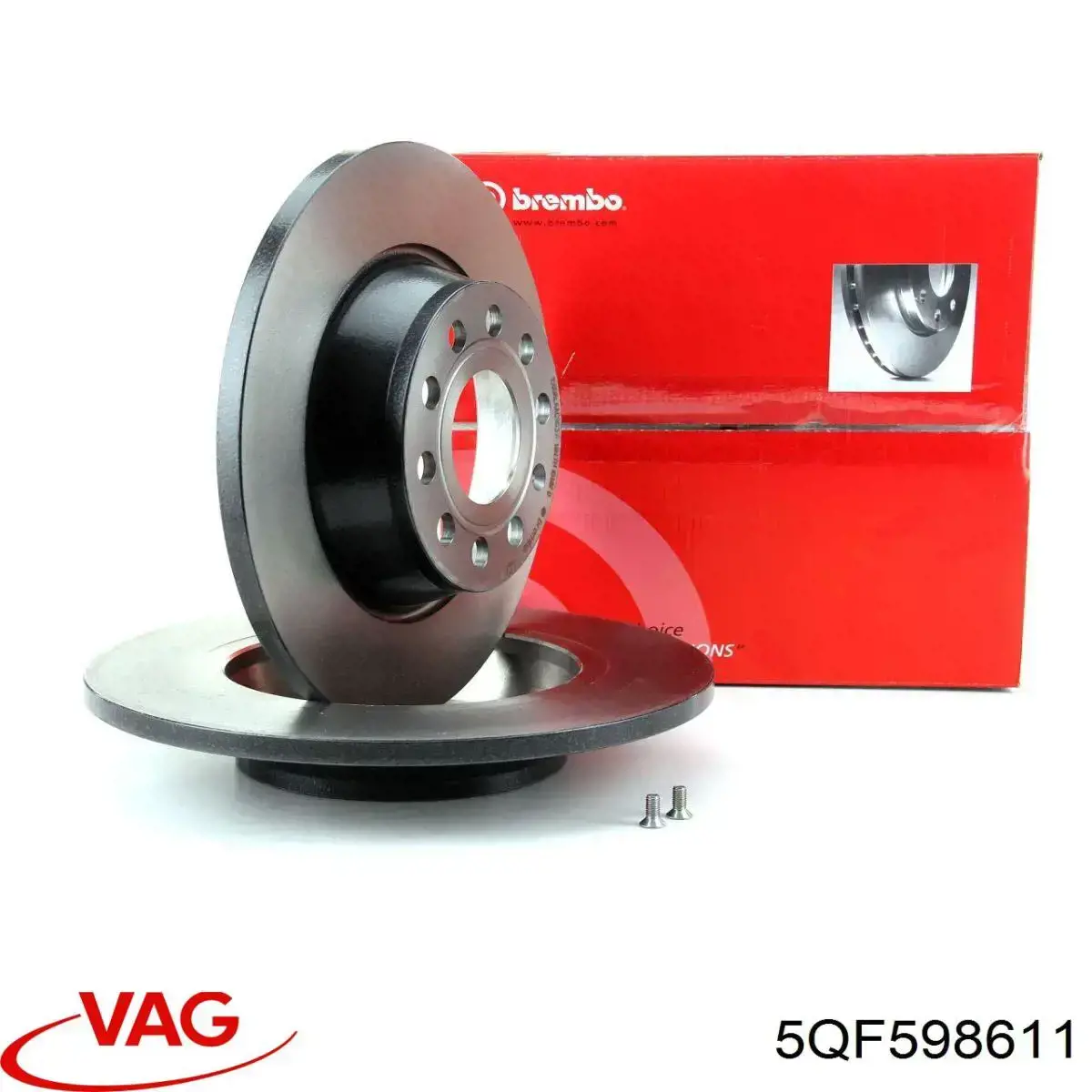 Cubo de rueda trasero 5QF598611 VAG