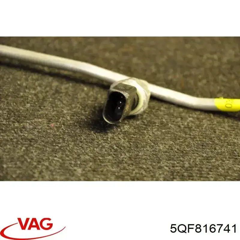 Manguera de aire acondicionado de condensador a evaporador 5QF816741E VAG