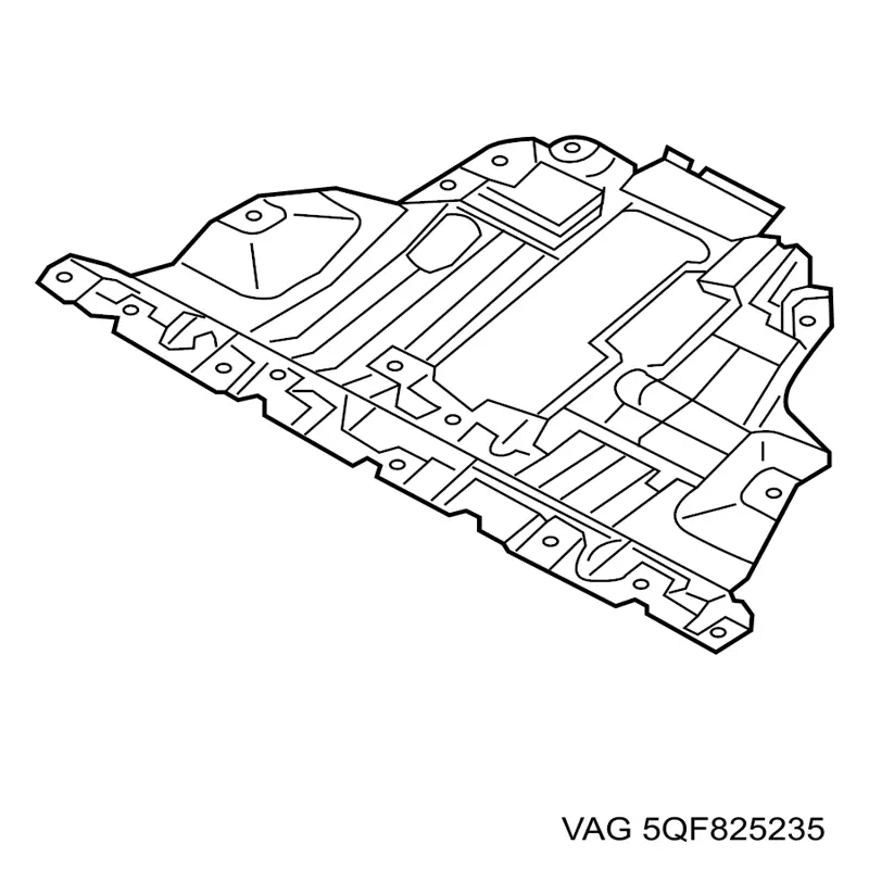 5QF825235 VAG aislamiento de vibro-ruido