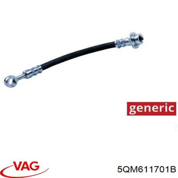 Latiguillos de freno delantero VAG 5QM611701B precio, desde 24,98 EUR