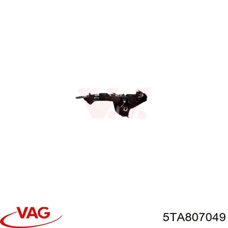 5TA807049 VAG Soporte de parachoques delantero izquierdo