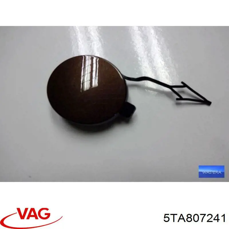 5TA807241 VAG Cobertura de parachoques, enganche de remolque, delantera 