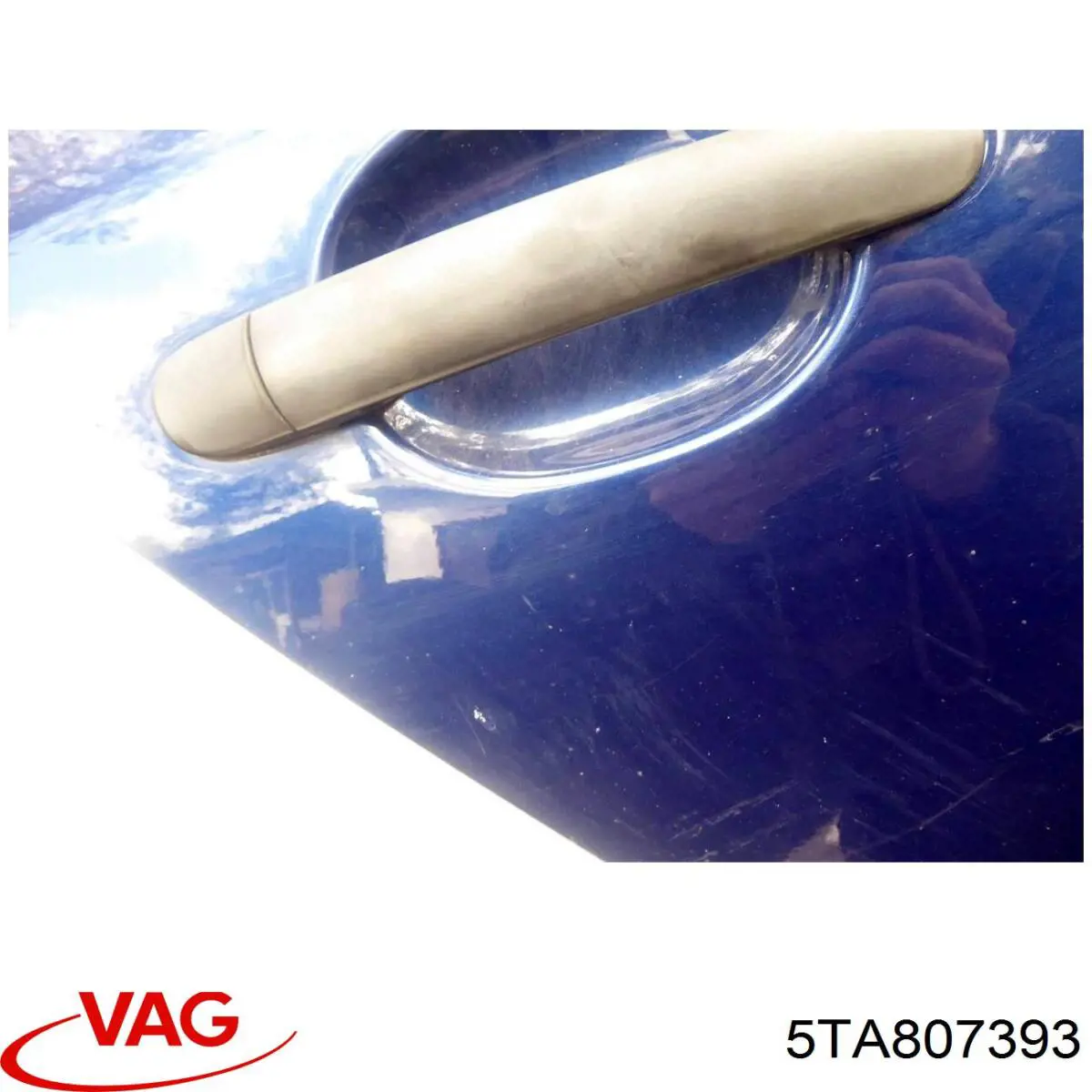 Comprar 5TA807393 VAG Guía izquierda del parachoques trasero