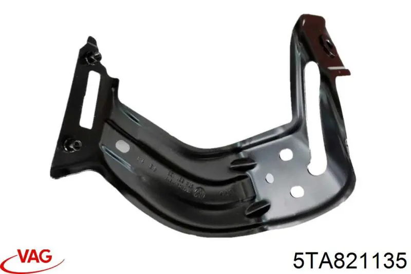 5TA821135 VAG Soporte delantero izquierdo para aleta delantera