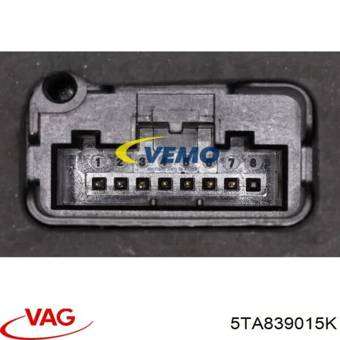 Comprar 5TA839015K VAG Cerradura de puerta trasera izquierda
