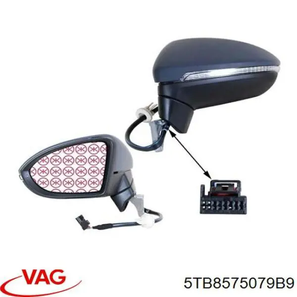 Espejo izquierdo VAG 5TB8575079B9 precio, desde 134,14 EUR