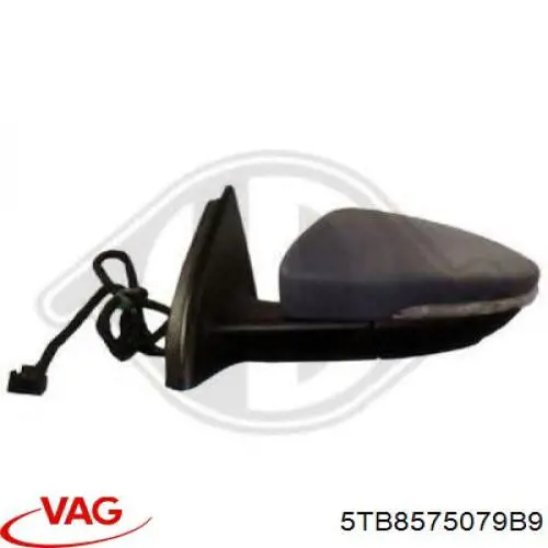 5TB8575079B9 VAG Espejo retrovisor izquierdo