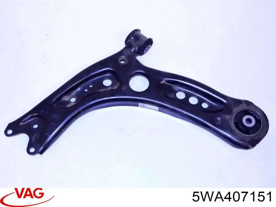 Brazo inferior izquierdo de la suspensión delantera 5WA407151 VAG