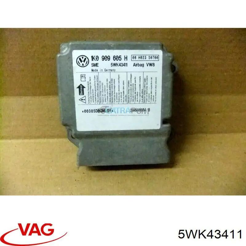 Módulo de control de airbag VAG 1K0909605AA001 precio, desde 53,72 EUR