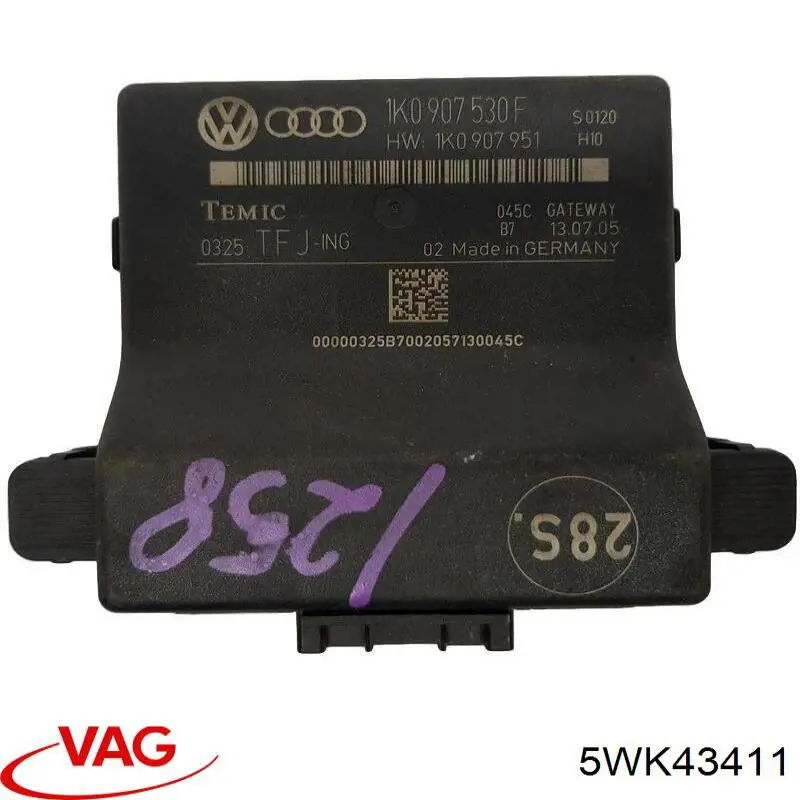 Comprar 1K0909605AA001 VAG Módulo de control de airbag
