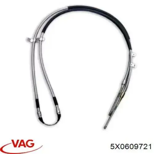 Comprar 5X0609721 VAG Cable de freno de mano trasero derecho/izquierdo
