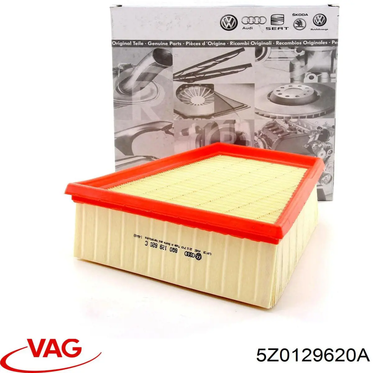 5Z0129620A VAG Filtro de aire de motor