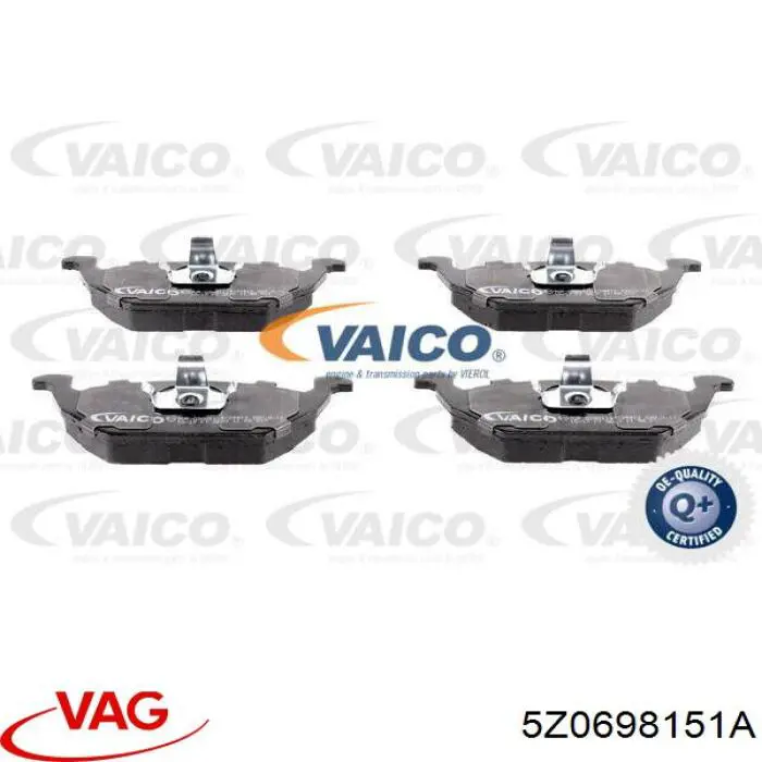 Pastillas de freno delanteras Seat Ibiza 5 KJ1, KJG