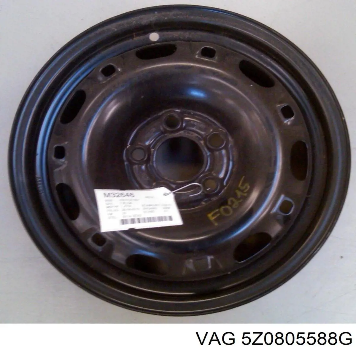 5Z0805588G VAG Soporte de radiador completo (panel de montaje para foco)