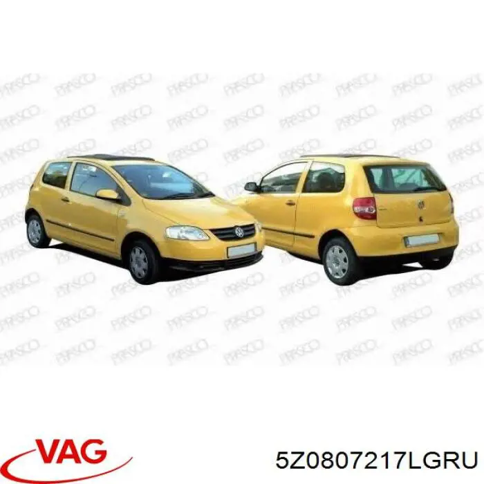 Parachoques delantero Volkswagen Fox (5Z1, 5Z3, 5Z4)