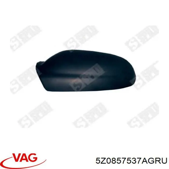 5Z0857537A VAG cubierta de espejo retrovisor izquierdo