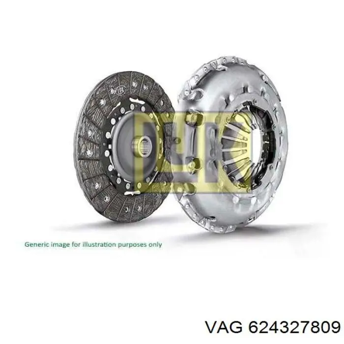 624 3278 09 VAG kit de embrague (3 partes)