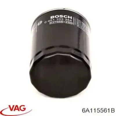 6A115561B VAG filtro de aceite