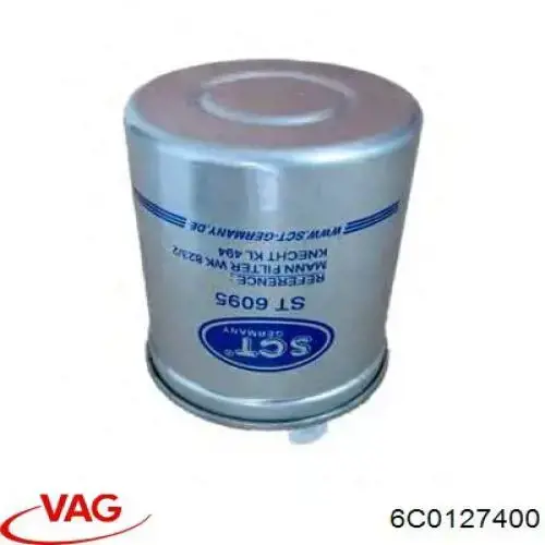 Filtro combustible VAG 6C0127400 precio, desde 21,00 EUR