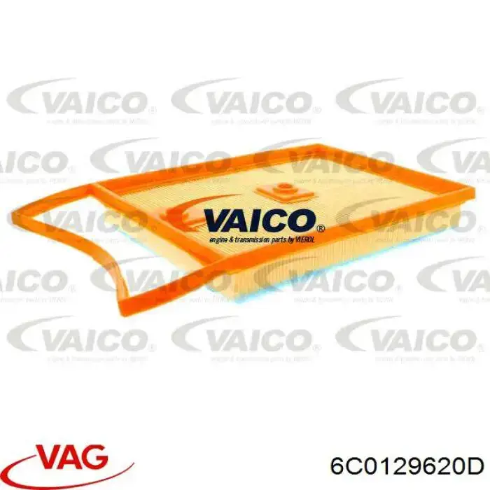 6C0129620D VAG Filtro de aire de motor