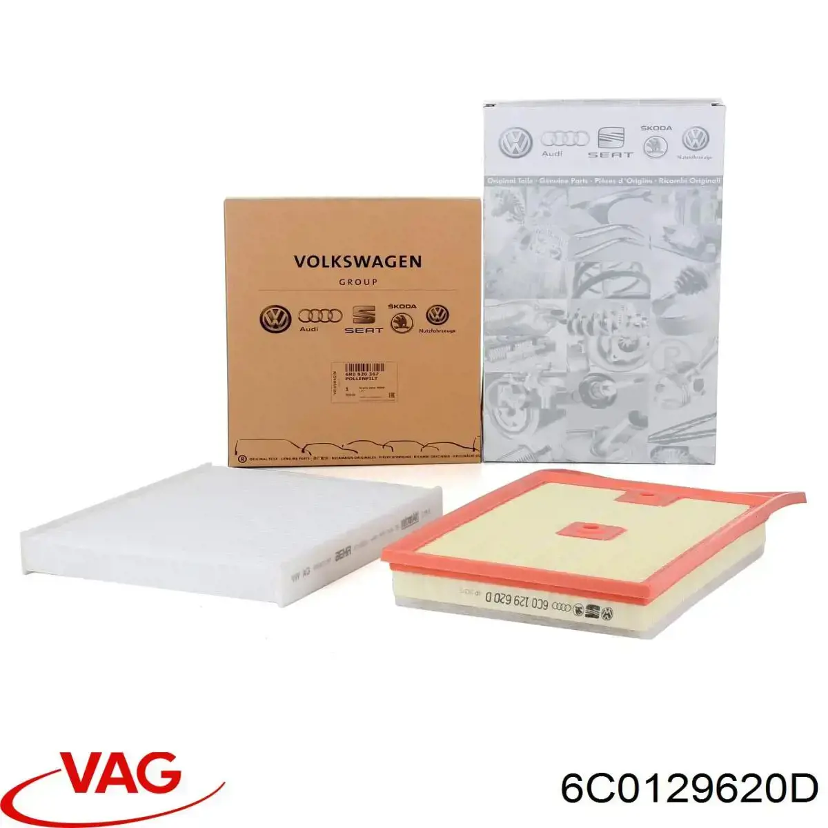Filtro de aire 6C0129620D VAG