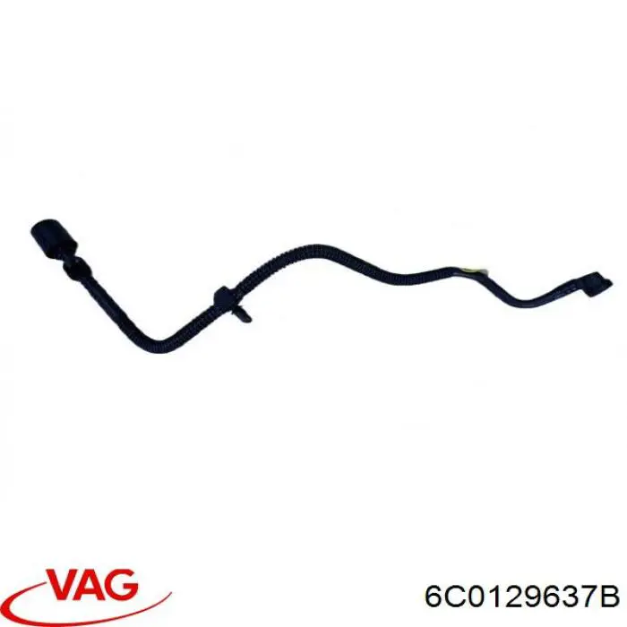 6C0129637B VAG Manguera de drenaje de la carcasa del filtro de aire