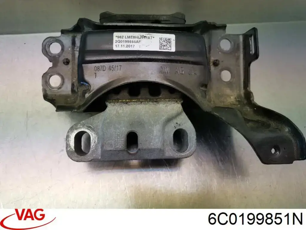 6C0199851N VAG soporte de motor trasero