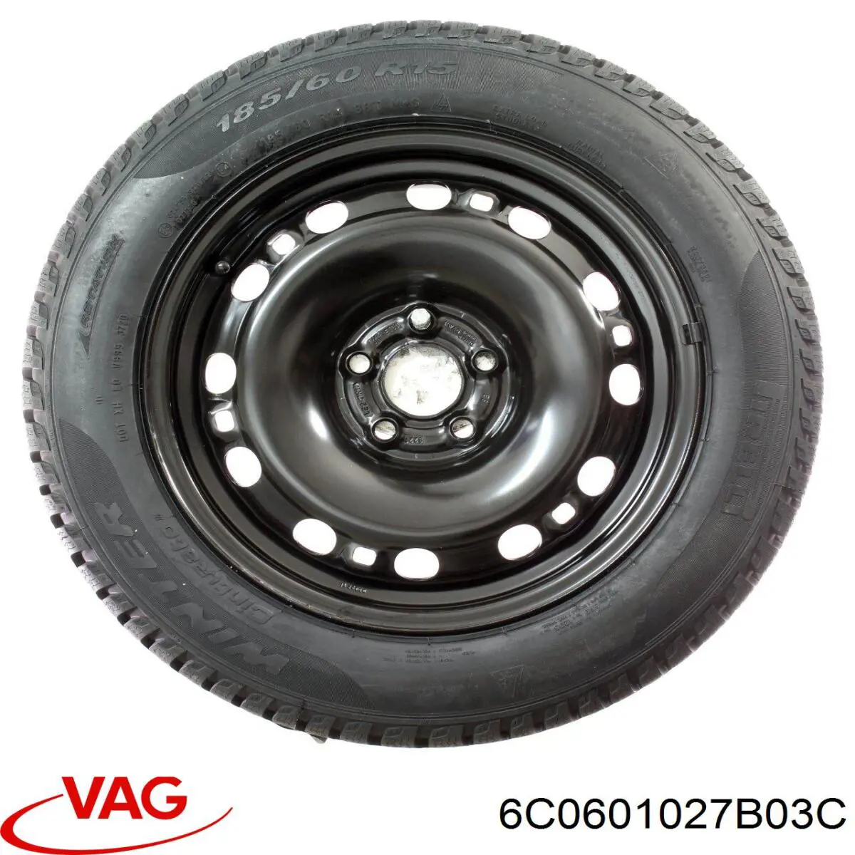 6R0601027L VAG ruedas de acero (estampado)