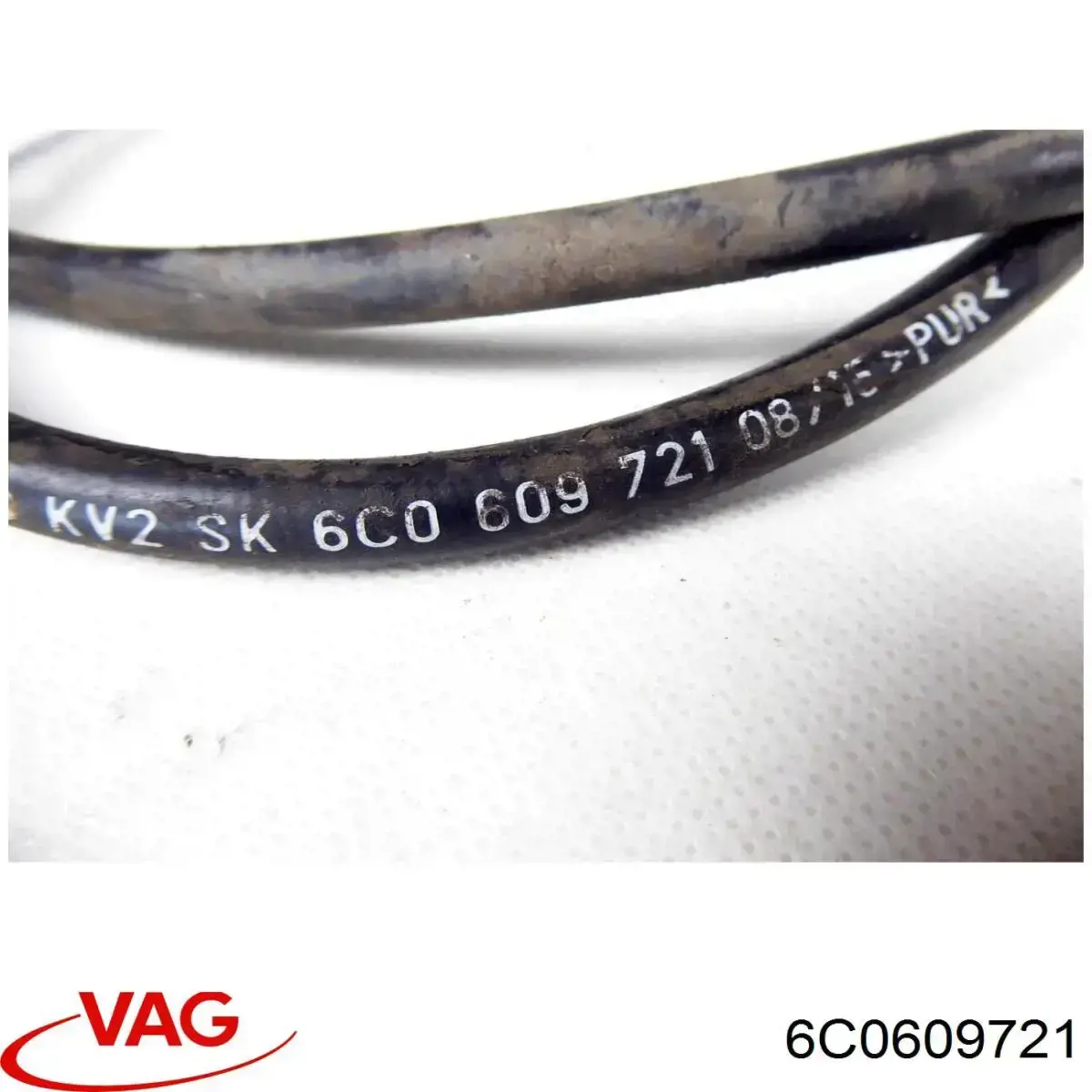 6C0609721 VAG cable de freno de mano trasero derecho/izquierdo