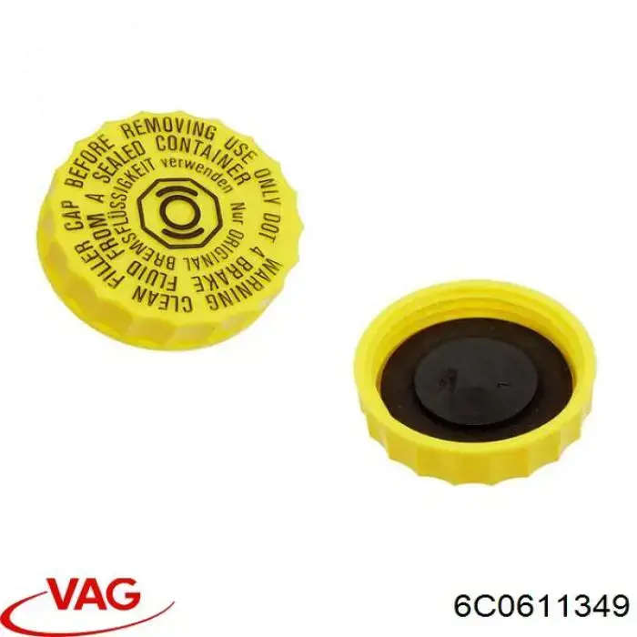6C0611349 VAG tapa tanque del cilindro de freno principal