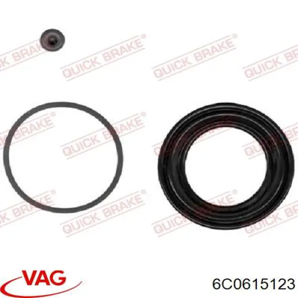 Comprar 6C0615123 VAG Pinza de freno delantera izquierda