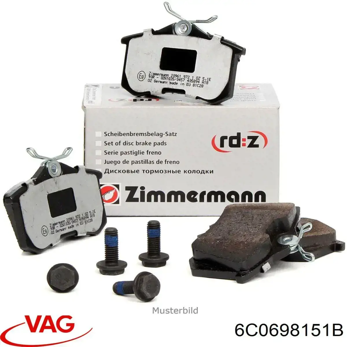 Pastillas de freno delanteras Seat Ibiza 5 KJ1, KJG