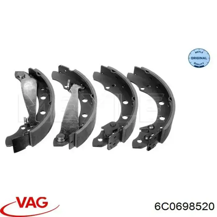 Zapatas de freno 6C0698520 VAG