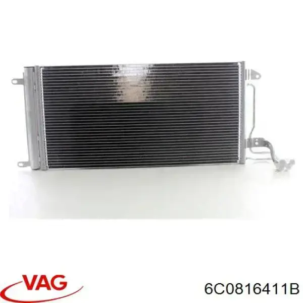 Condensador aire acondicionado 6C0816411B VAG