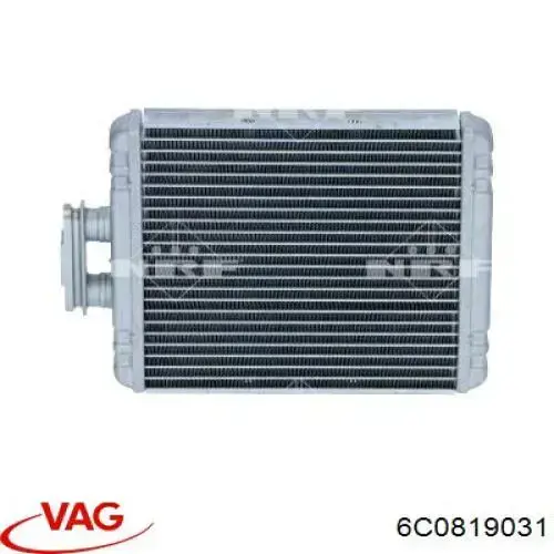 6C0819031 VAG radiador de calefacción