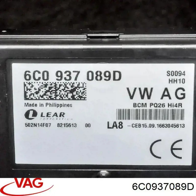 Módulo de confort VAG 6C0937089D precio, desde 92,56 EUR