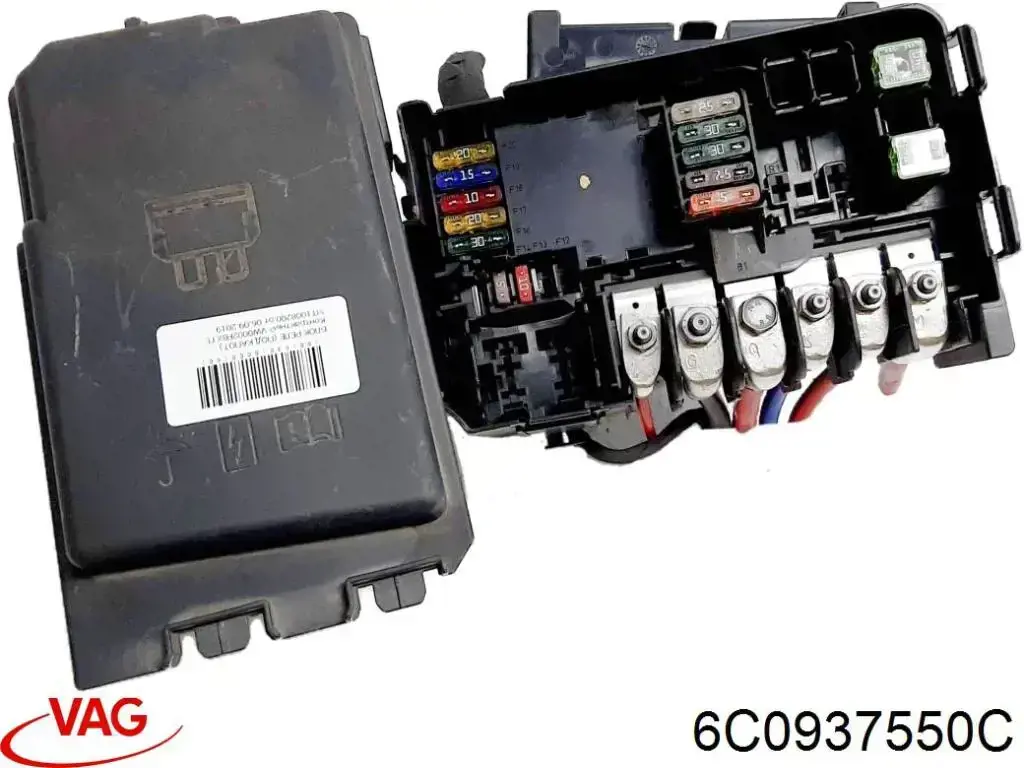 6C0937550C VAG Caja de relés y fusibles