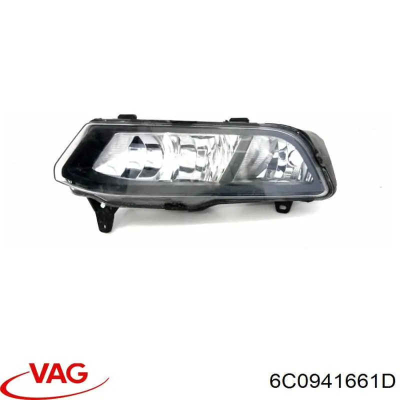 6C0941661D VAG luz diurna izquierda