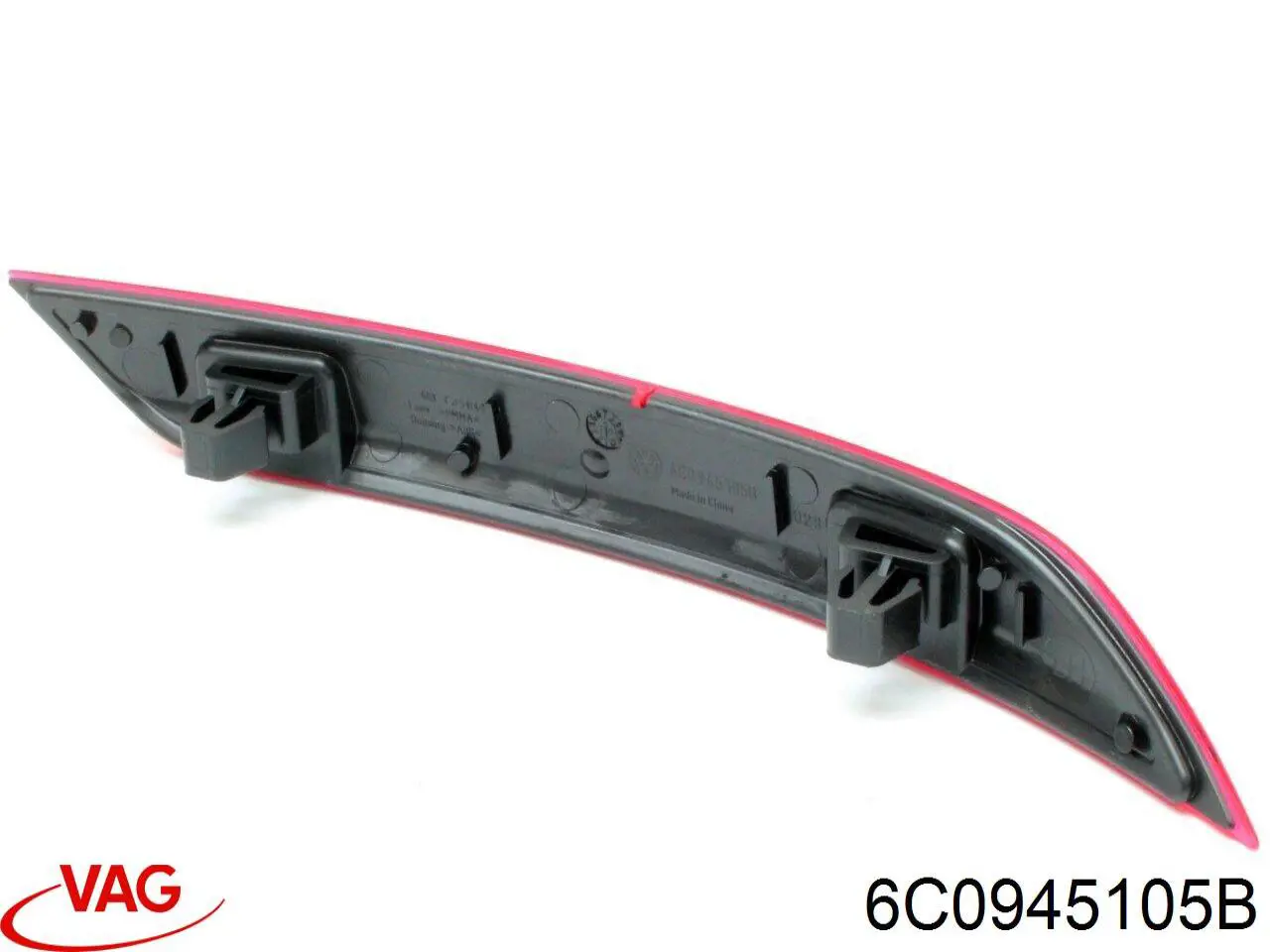 Reflector de parachoques trasero 6C0945105B VAG