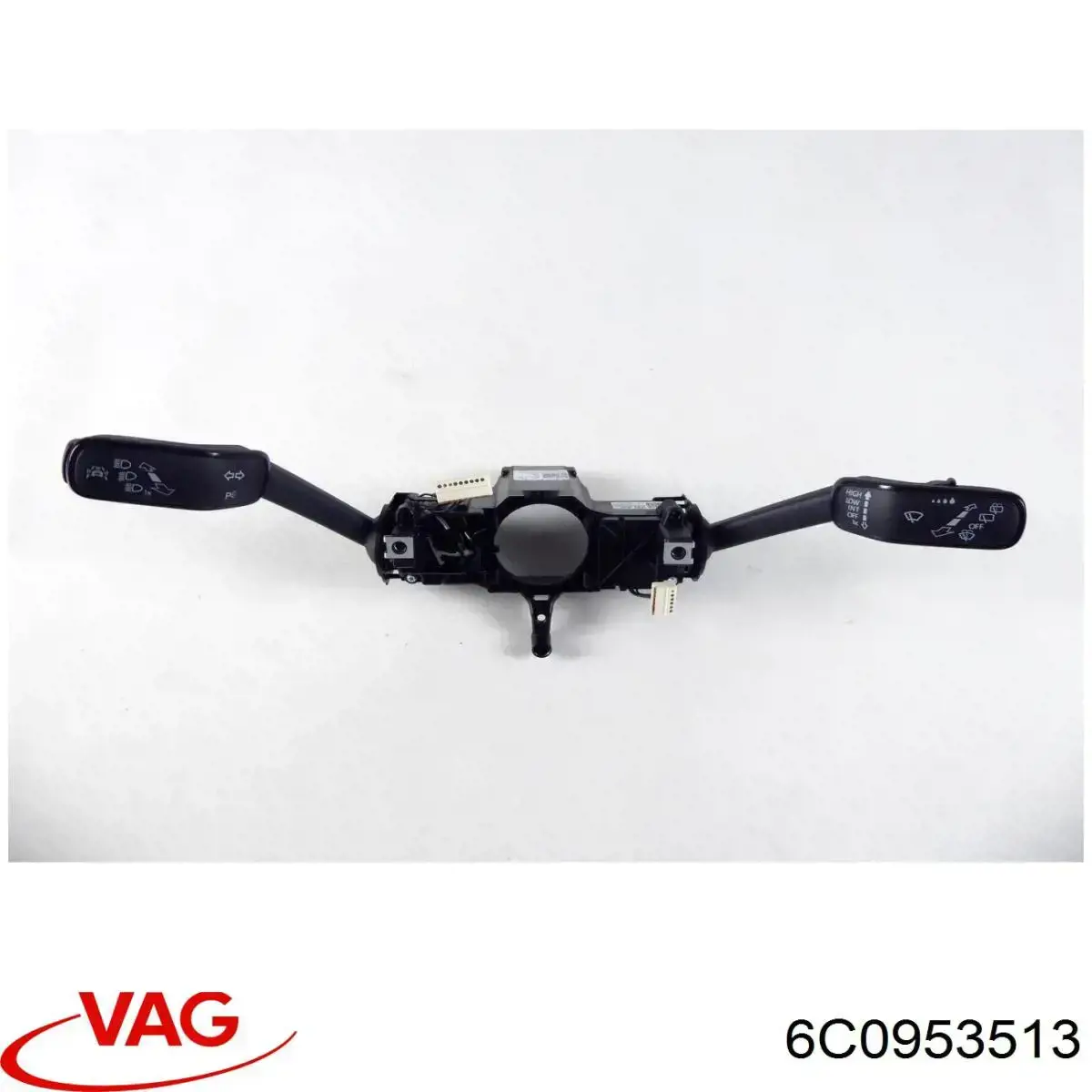 6C0953513 VAG conmutador en la columna de dirección completo