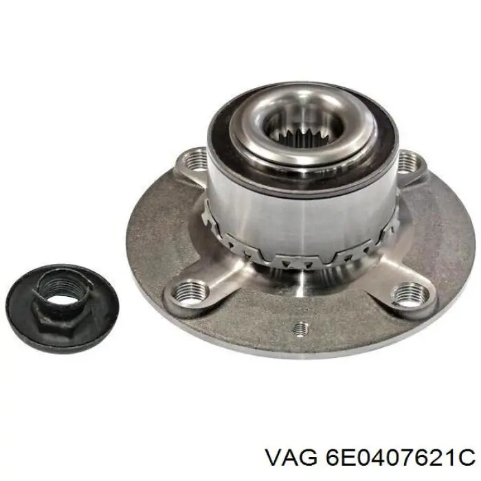 6E0407621C VAG cubo de rueda delantero