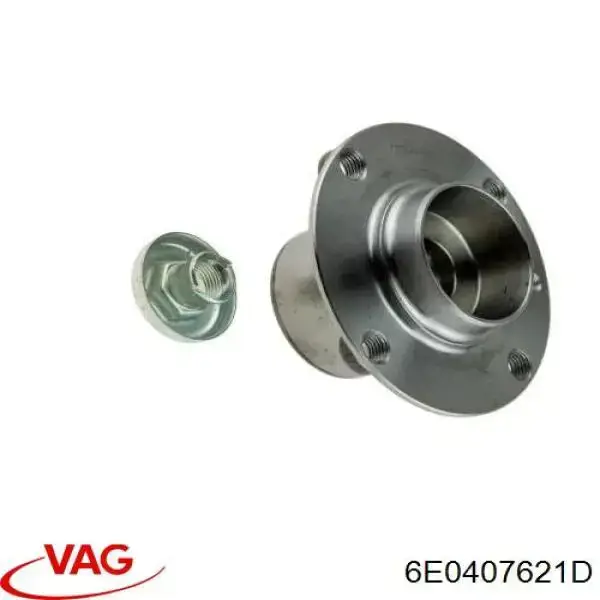 Buje de rueda delantero 6E0407621D VAG