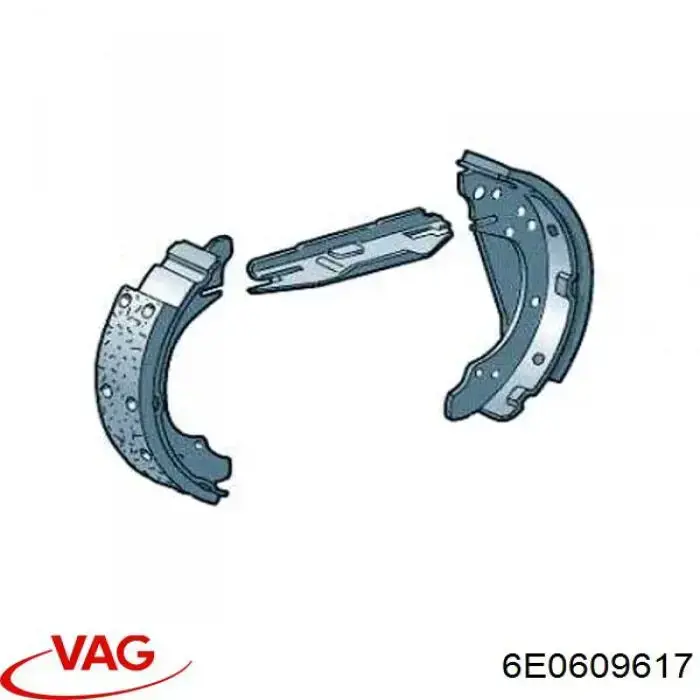 Tambor de freno trasero VAG 6E0609617 precio, desde 15,22 EUR