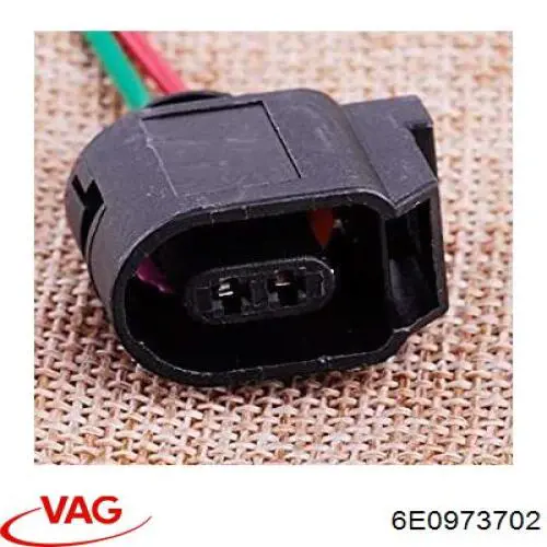 6E0973702 VAG Conector del sensor ABS