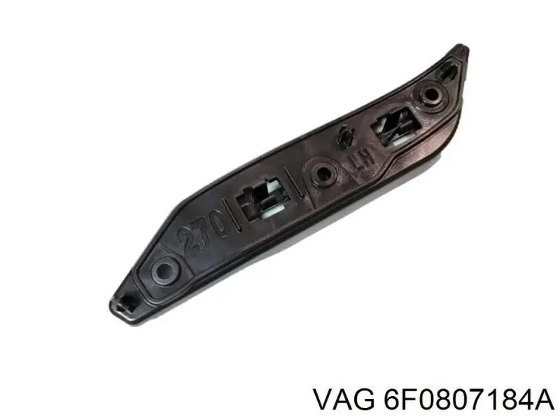 6F0807184A VAG Soporte de parachoques delantero derecho