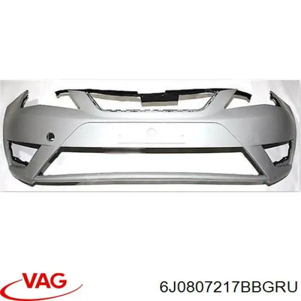 6J0807217BBGRU VAG Paragolpes delantero