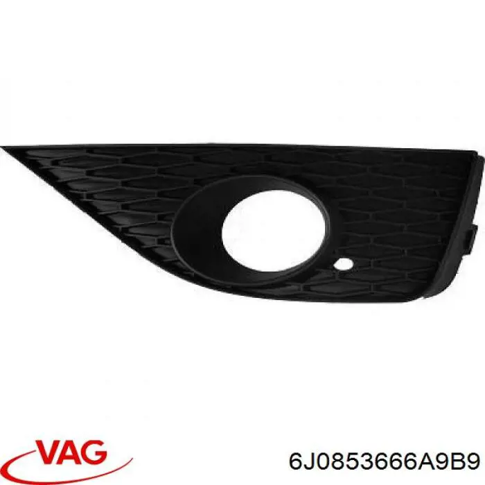 Tapa de rejilla de faro antiniebla delantero derecho VAG 6J0853666A9B9 precio, desde 13,65 EUR